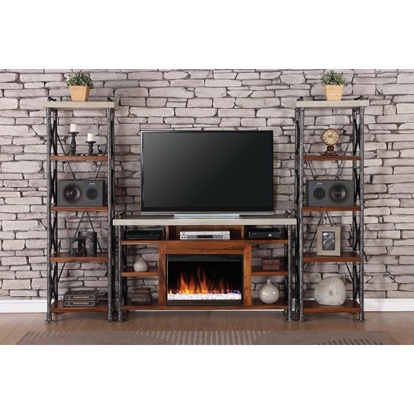 Legends Furniture Steampunk Collection Industrial Fireplace